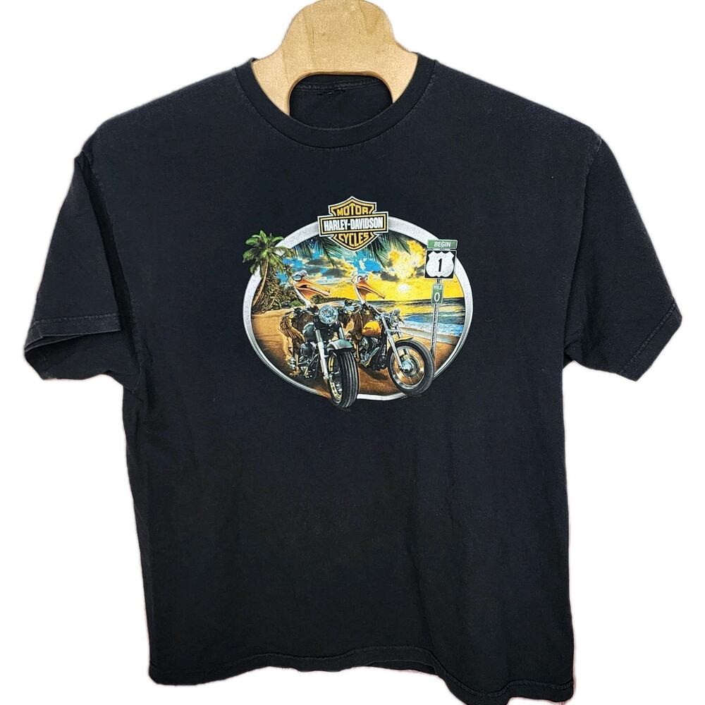 Pelican Men's Harley Davidson Key West Florida T Shirt XL